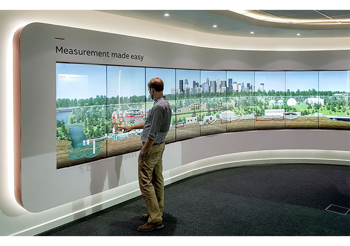 foto noticia Monitor táctil multitouch de 55” para videowalls interactivos.
